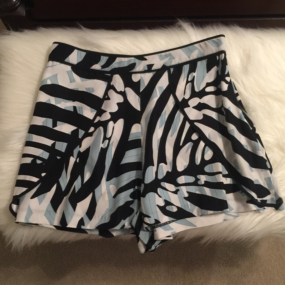 Parker Leaf Silk Shorts